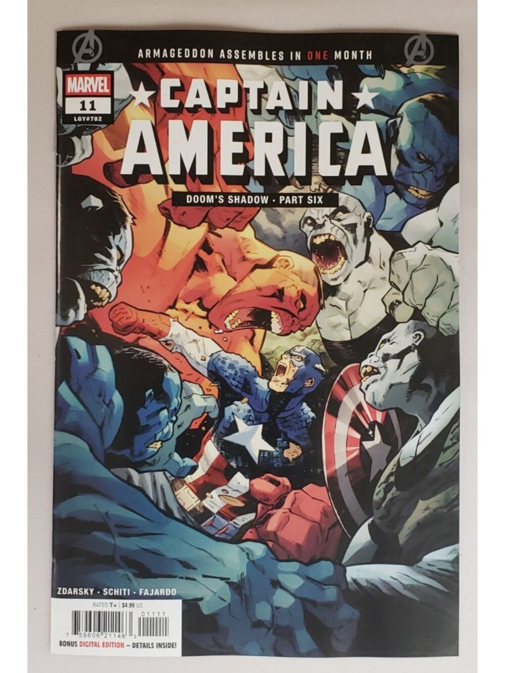 CAPTAIN AMERICA #11 MTG Cover x5 Variant Set Chip Zdarsky E.M. GIST Marvel - Picture 4 of 8